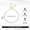 Wholesale Women's S925 Sterling Silver Bracelet With Natural Freshwater Baroque Pearl Geometric Style