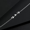 Wholesale Women's S925 Sterling Silver Butterfly Electroplated Bracelet Jewelry
