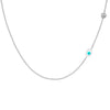 Wholesale Women's S925 Sterling Silver Clavicle Chain Necklace With Geometric Design And Electroplating Treatment