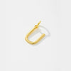 Wholesale Women's S925 Sterling Silver Clavicle Chain Necklace With Glow Surface Letter A Z Text Design And 18K Gold Electroplating