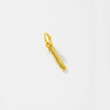 Wholesale Women's S925 Sterling Silver Clavicle Chain Necklace With Glow Surface Letter A Z Text Design And 18K Gold Electroplating
