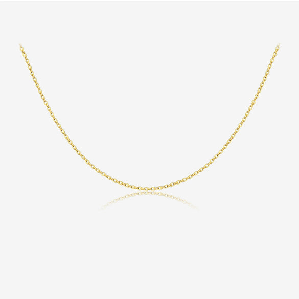 Wholesale Women's S925 Sterling Silver Clavicle Chain Necklace With Glow Surface Letter A Z Text Design And 18K Gold Electroplating