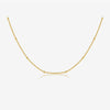 Wholesale Women's S925 Sterling Silver Clavicle Chain Necklace With Glow Surface Letter A Z Text Design And 18K Gold Electroplating
