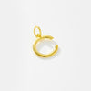 Wholesale Women's S925 Sterling Silver Clavicle Chain Necklace With Glow Surface Letter A Z Text Design And 18K Gold Electroplating