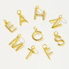 Wholesale Women's S925 Sterling Silver Clavicle Chain Necklace With Glow Surface Letter A Z Text Design And 18K Gold Electroplating