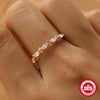 Wholesale Women's S925 Sterling Silver Colorful Diamond Ring With Geometric Pattern And Real Gold Plating Electroplating Treatment