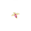 Wholesale Women's S925 Sterling Silver Cute Dinosaur Earrings With Crystal Jewelry Seiko Design