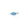 Wholesale Women's S925 Sterling Silver Cute Dinosaur Earrings With Crystal Jewelry Seiko Design
