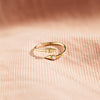 Wholesale Women's S925 Sterling Silver Double Arrow Open Ring Geometric Style Electroplated Jewelry