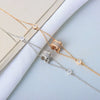 Wholesale Women's S925 Sterling Silver Double Layer Small Waist Design Electroplated Hand Jewelry Bracelet