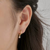 Wholesale Women's S925 Sterling Silver Drop Shape Light Luxury Earrings With Electroplating