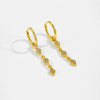 Wholesale Women's S925 Sterling Silver Earrings With Geometric Joker Design And Platinum Or 18K Gold Electroplating
