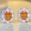 Wholesale Women's S925 Sterling Silver Earrings With Geometric Pattern And Electroplating Treatment