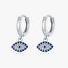 Wholesale Women's S925 Sterling Silver Eyeshaped Electroplated Light Luxury Earrings