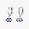 Wholesale Women's S925 Sterling Silver Eyeshaped Electroplated Light Luxury Earrings