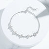 Wholesale Women's S925 Sterling Silver Fairy Bracelet With Star And Geometric Pattern Electroplated Light Luxury And Minimalist Style
