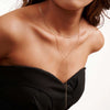 Wholesale Women's S925 Sterling Silver Fairy Style Geometric Clavicle Chain With Electroplating