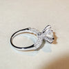 Wholesale Women's S925 Sterling Silver Fireworks Ring With Geometric Pattern And Electroplating Process
