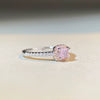 Wholesale Women's S925 Sterling Silver Flower And Geometric Pattern Ring With Electroplating