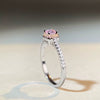Wholesale Women's S925 Sterling Silver Flower And Geometric Pattern Ring With Electroplating