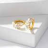 Wholesale Women's S925 Sterling Silver Flower Pattern Inlaid Zircon Earrings