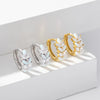 Wholesale Women's S925 Sterling Silver Flower Pattern Inlaid Zircon Earrings