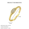 Wholesale Women's S925 Sterling Silver Flower Ring With Zirconia Simple And Fashionable