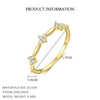 Wholesale Women's S925 Sterling Silver Flower Ring With Zirconia Simple And Fashionable