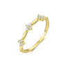 Wholesale Women's S925 Sterling Silver Flower Ring With Zirconia Simple And Fashionable