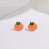 Wholesale Women's S925 Sterling Silver Fruit Shaped Dripping Oil Earrings