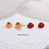 Wholesale Women's S925 Sterling Silver Fruit Shaped Dripping Oil Earrings