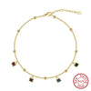 Wholesale Women's S925 Sterling Silver Geometric Anklet Jewelry