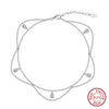 Wholesale Women's S925 Sterling Silver Geometric Anklets In Various Hotselling Styles