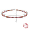 Wholesale Women's S925 Sterling Silver Geometric Anklets In Various Hotselling Styles