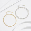 Wholesale Women's S925 Sterling Silver Geometric Anklets In Various Hotselling Styles