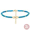 Wholesale Women's S925 Sterling Silver Geometric Anklets In Various Hotselling Styles
