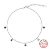 Wholesale Women's S925 Sterling Silver Geometric Anklets In Various Hotselling Styles