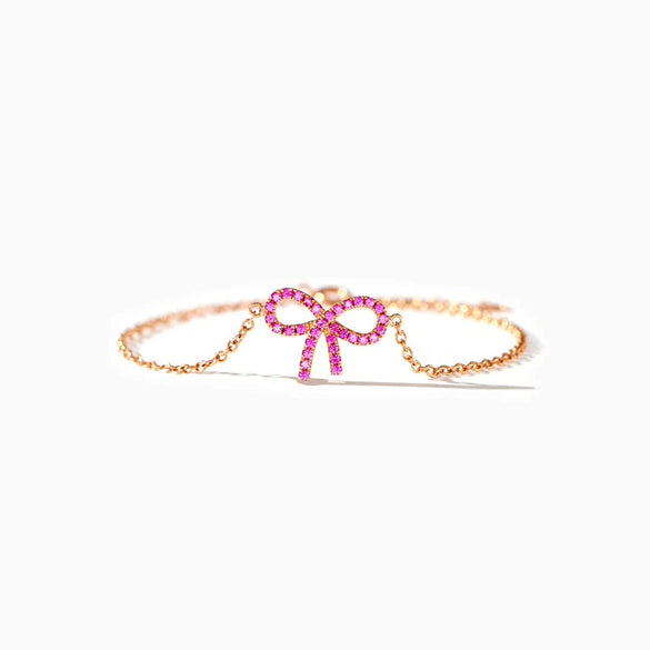 Wholesale Women's S925 Sterling Silver Geometric Bow Buckle Electroplated Bracelet