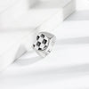 Wholesale Women's S925 Sterling Silver Geometric Checkerboard Check Ring With Electroplating