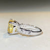 Wholesale Women's S925 Sterling Silver Geometric Cross Ring With Ice Flower Cut And Electroplating