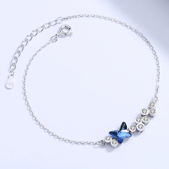 Wholesale Women's S925 Sterling Silver Geometric Diamond Bracelet