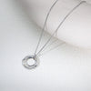 Wholesale Women's S925 Sterling Silver Geometric Diamond Cross Chain Clavicle Necklace