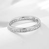 Wholesale Women's S925 Sterling Silver Geometric Diamond Ring Jewelry