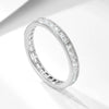 Wholesale Women's S925 Sterling Silver Geometric Diamond Ring Jewelry