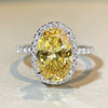Wholesale Women's S925 Sterling Silver Geometric Diamond Ring With Electroplating