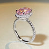 Wholesale Women's S925 Sterling Silver Geometric Diamond Ring With Electroplating