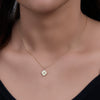 Wholesale Women's S925 Sterling Silver Geometric Diamond Zircon Cross Chain Necklace