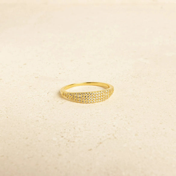 Wholesale Women's S925 Sterling Silver Geometric Diamond Zircon Ring Electroplated