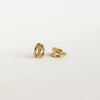 Wholesale Women's S925 Sterling Silver Geometric Double Row Zircon Earrings With Electroplating