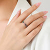 Wholesale Women's S925 Sterling Silver Geometric Dripping Glue Ring